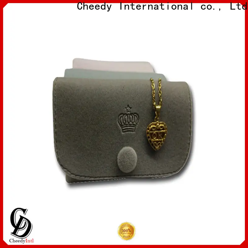 Cheedy price large velvet gift box company for necklace 1
