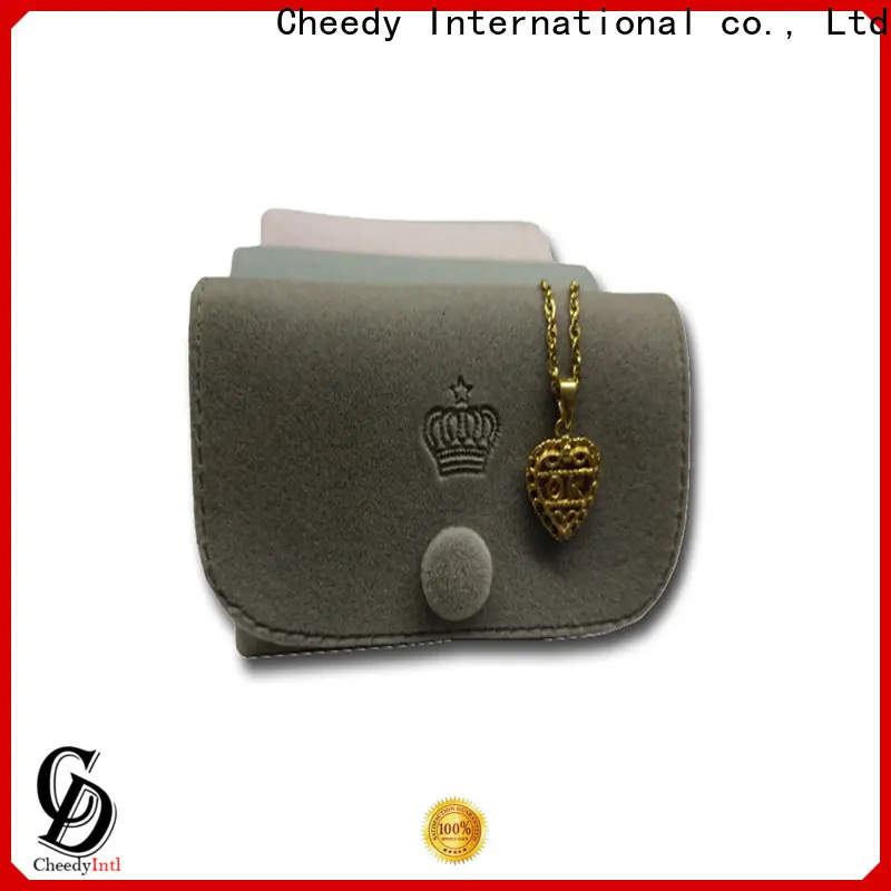 Cheedy price large velvet gift box company for necklace 1