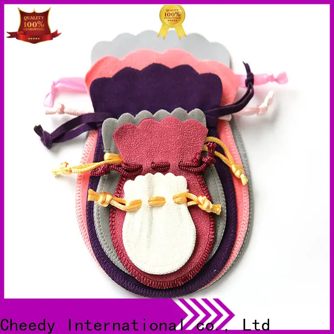 Cheedy Wholesale custom velvet jewelry bags for business for ring 1