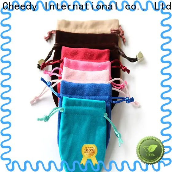 Cheedy velvet small velvet gift bags supply for necklace 1