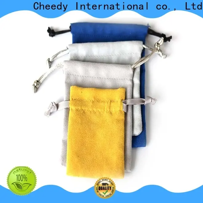 Cheedy Custom suede foldover clutch for business for ring 1
