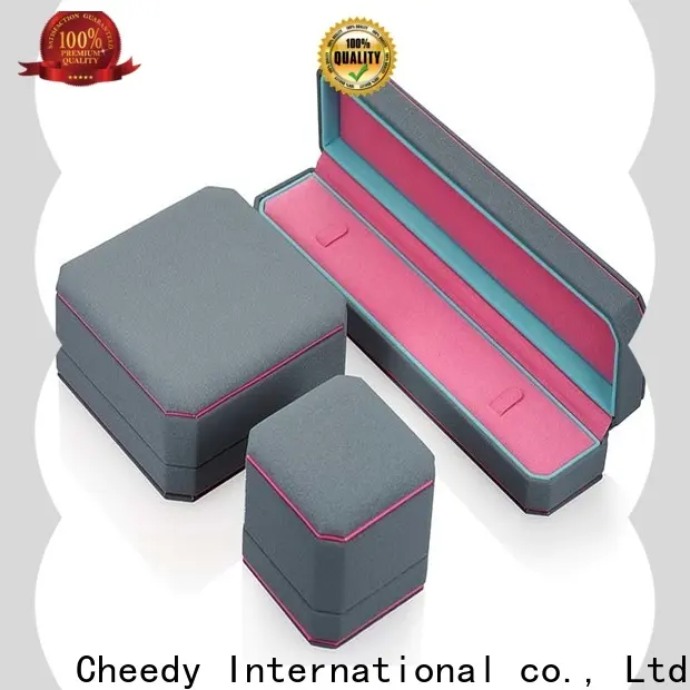 Latest brown kraft jewelry boxes wholesale pu manufacturers for necklace 1