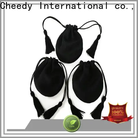 High-quality small suede bag faux for business for jewelry 1