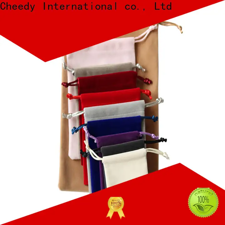 Custom large velvet gift box bags factory for ring 1