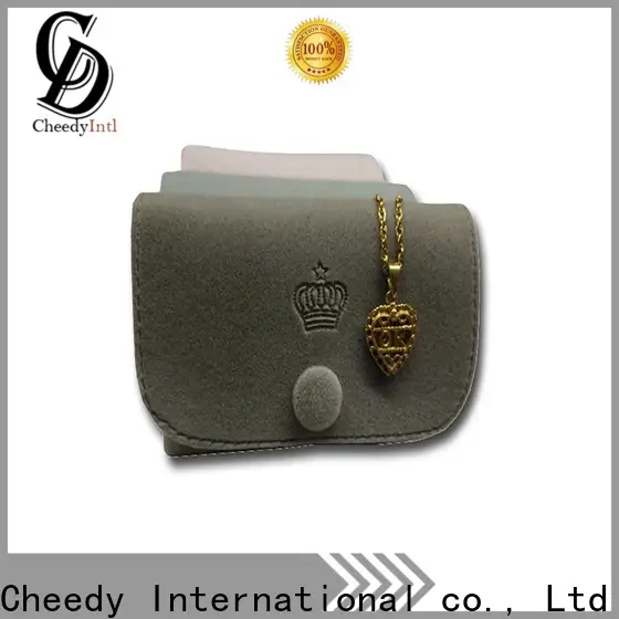 Cheedy jewelry velvet jewelry case for business for necklace 1