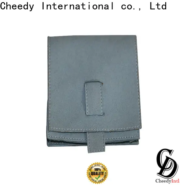 High-quality suede jewelry pouches wholesale jewelry company for necklace 1