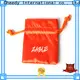 Custom satin hair packaging bags packaging supply for necklace 1