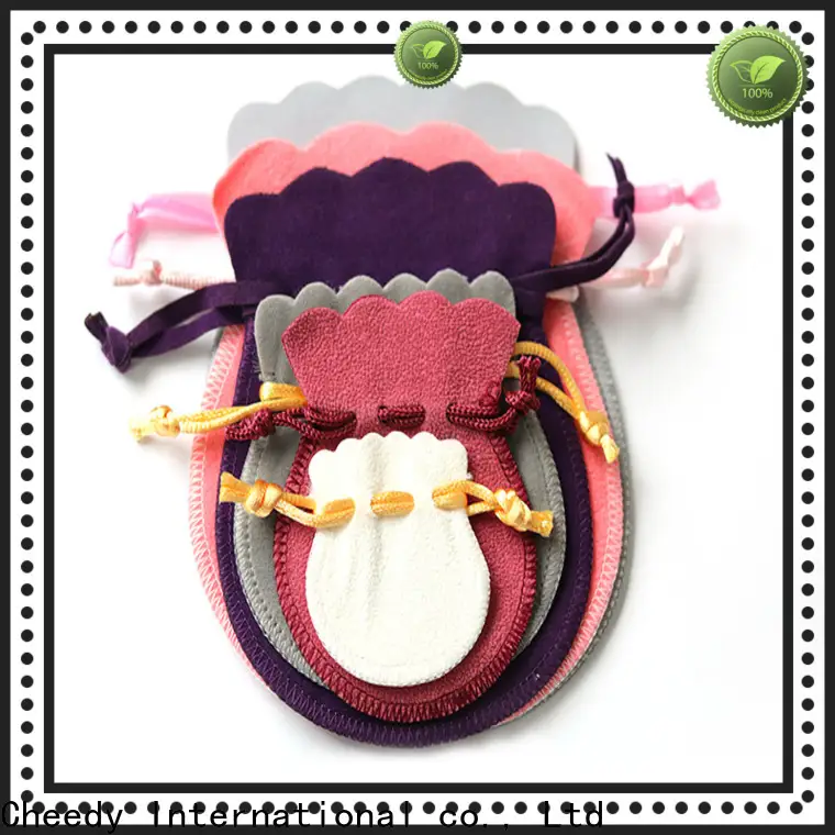 Cheedy Latest velvet packaging bags manufacturers for necklace 1