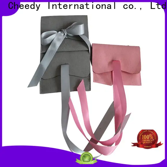 High-quality custom velvet jewelry bags jewellery company for ring 1