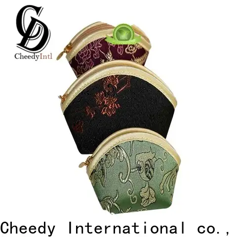 Cheedy High-quality black jewelry pouch company for watch 1