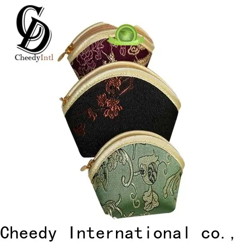 Cheedy High-quality black jewelry pouch company for watch 1