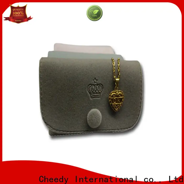 Cheedy Top black velvet necklace gift box suppliers for jewelry 1