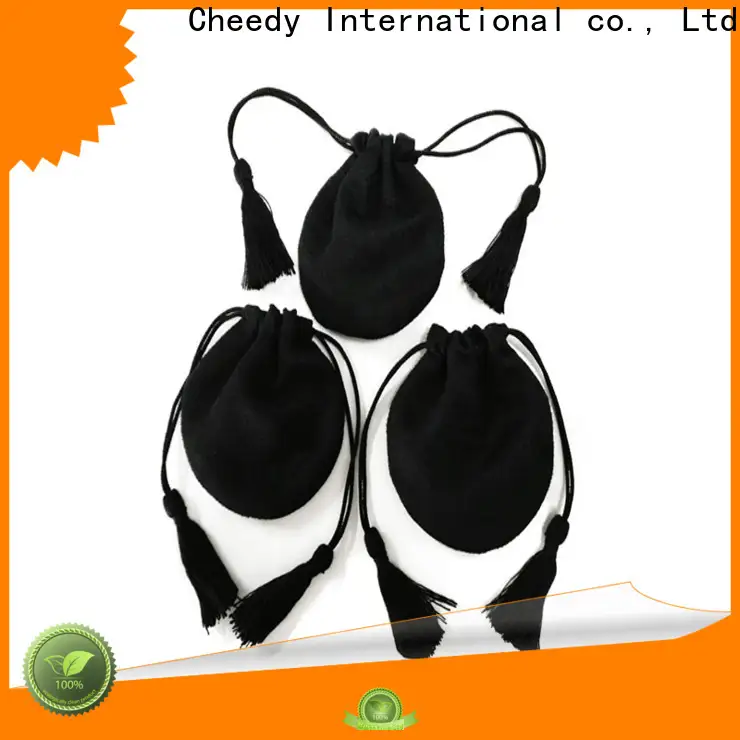 Cheedy bags faux suede purse supply for necklace 1