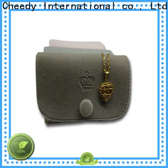 Cheedy Best small velvet pouches wholesale company for necklace 1