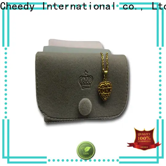 Cheedy Best velvet pouch manufacturers for necklace 1