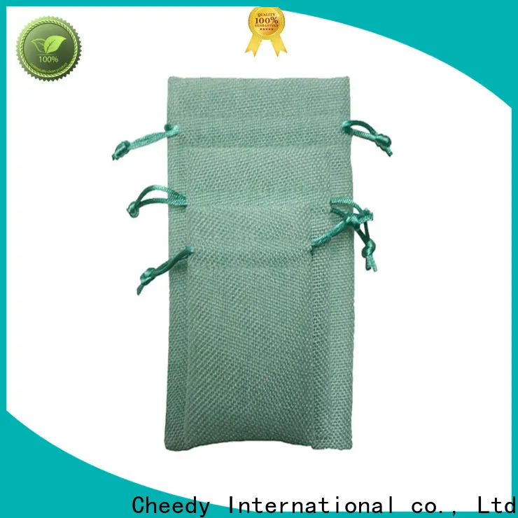 Cheedy pouches jute bags factory for watch 1