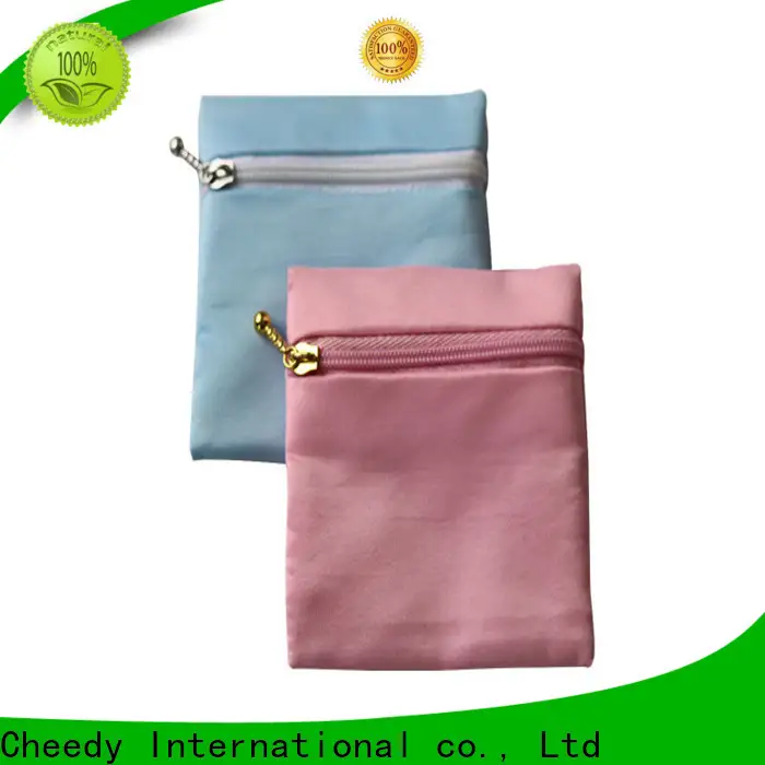Cheedy New white velvet bag company for ring 1