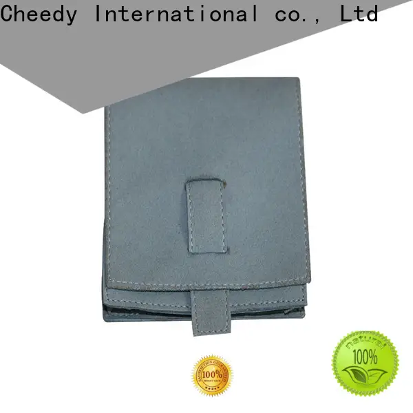 Cheedy customised orange suede handbag for business for necklace 1