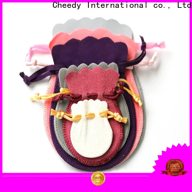 Wholesale velvet pouch bag bags for business for necklace 1