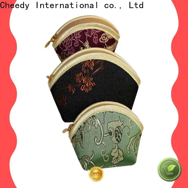 Cheedy brocade velvet gift pouch factory for jewelry 1