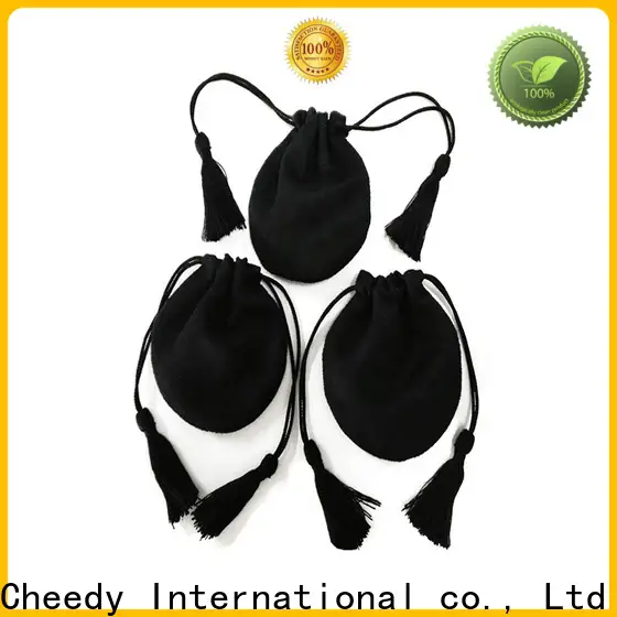 Cheedy suede velvet drawstring pouch wholesale suppliers for necklace 1