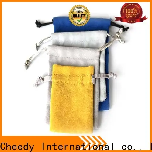 Cheedy Custom suede leather pouch suppliers for watch 1