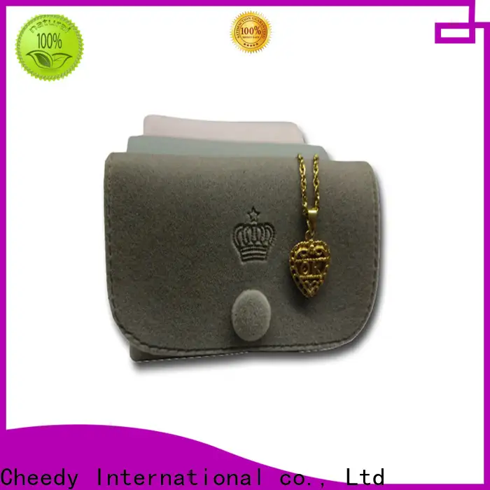Cheedy Top velvet gift bags wholesale company for ring 1