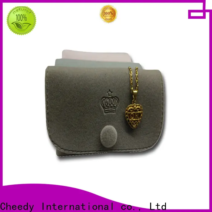 Cheedy Top velvet gift bags wholesale company for ring 1