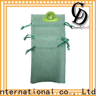 Cheedy linen jute bags wholesale suppliers for jewelry 1