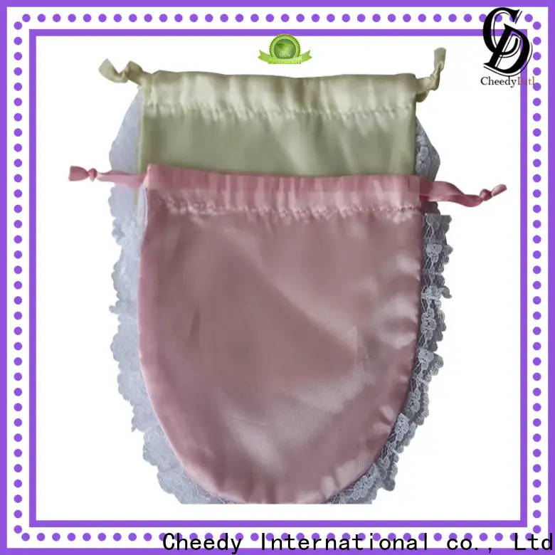 High-quality velvet drawstring gift bags satin factory for necklace 1