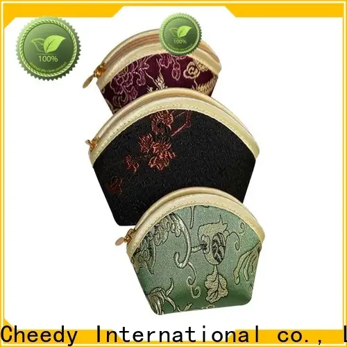 Latest silk jewelry pouches brocade factory for watch 1
