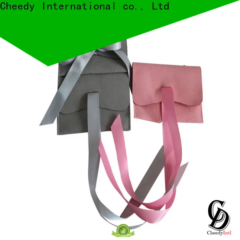 Cheedy Best suede jewelry pouch factory for watch 1