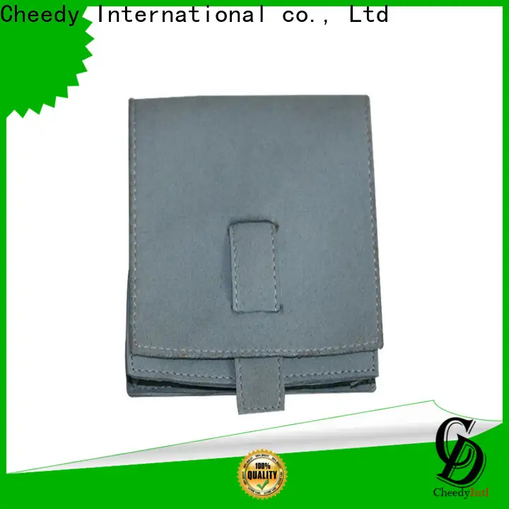 Cheedy Custom suede pouch bag supply for necklace 1