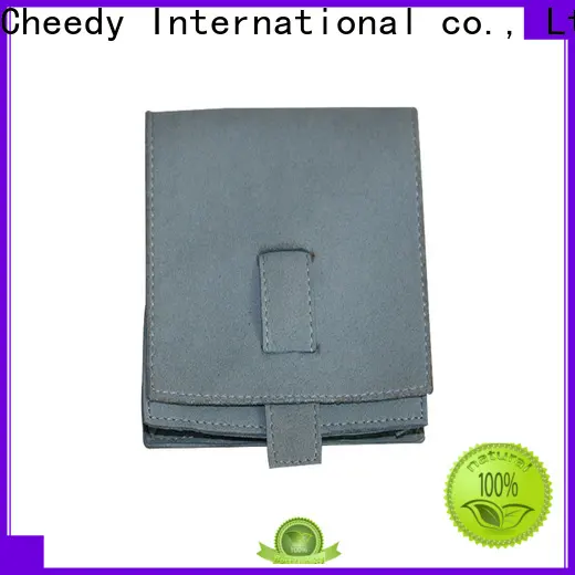Cheedy customised velour drawstring pouch factory for watch 1