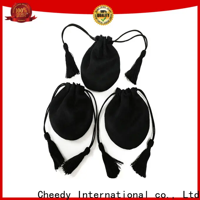 Cheedy Top velvet favour bags for business for ring 1