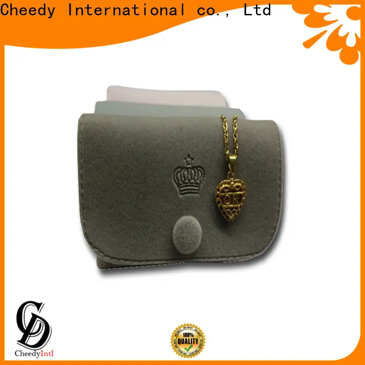 Cheedy packaging necklace velvet box company for necklace 1