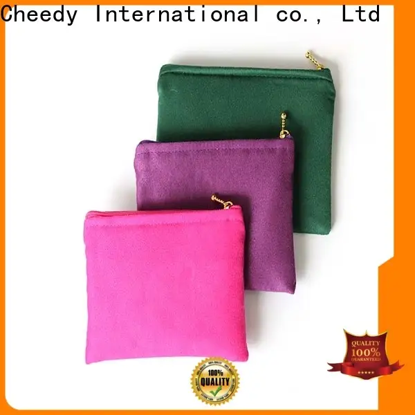 Cheedy packaging suede drawstring pouch supply for ring 1