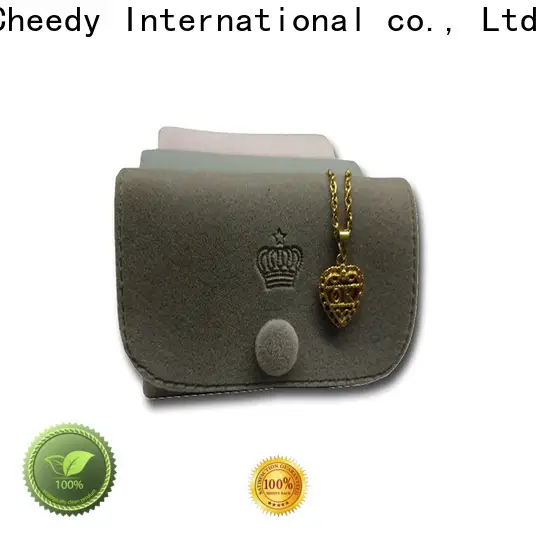 Cheedy Latest large velvet pouch company for watch 1
