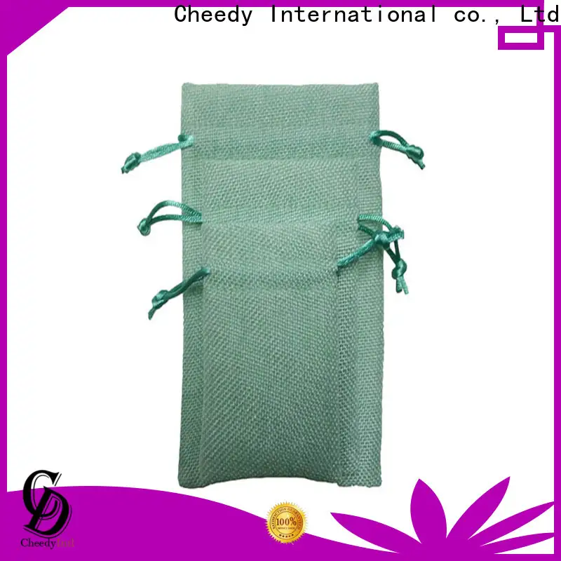 Cheedy New custom printed linen bags company for watch 1