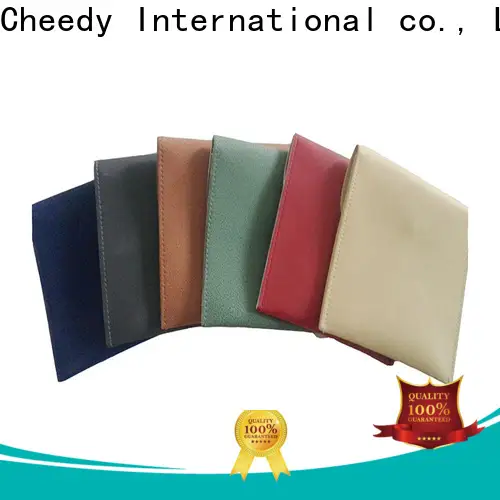 Cheedy Custom brown leather belt pouch supply for watch 1