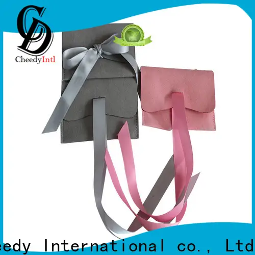 Cheedy pouch suede bags wholesale factory for ring 1