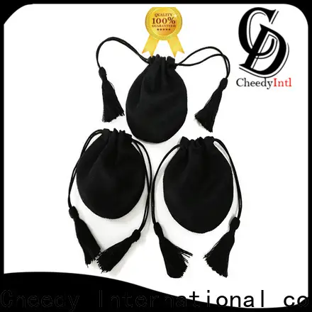 Cheedy High-quality large suede bag factory for ring 1