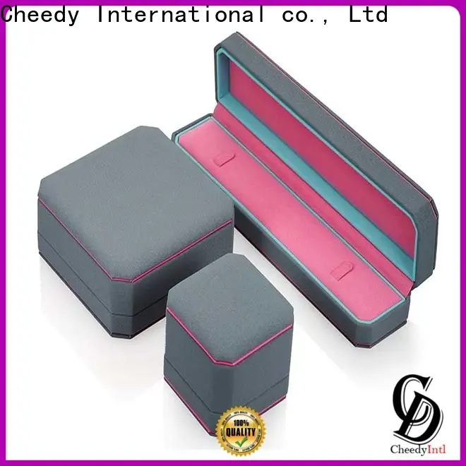 Cheedy Wholesale leather gift boxes wholesale manufacturers for jewelry 1