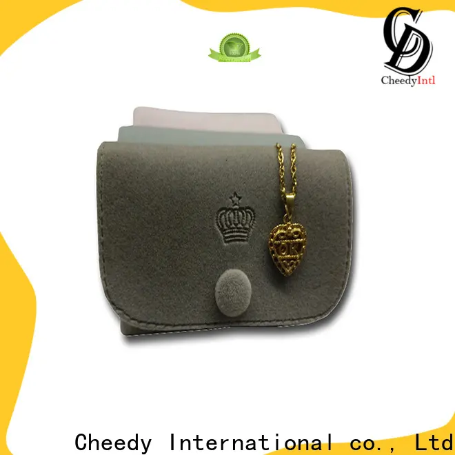 Wholesale black velvet pouch packaging for business for jewelry 1