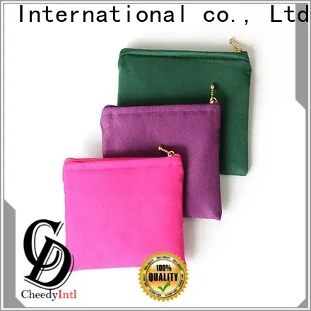 Cheedy packaging suede leather bag suppliers for necklace 1