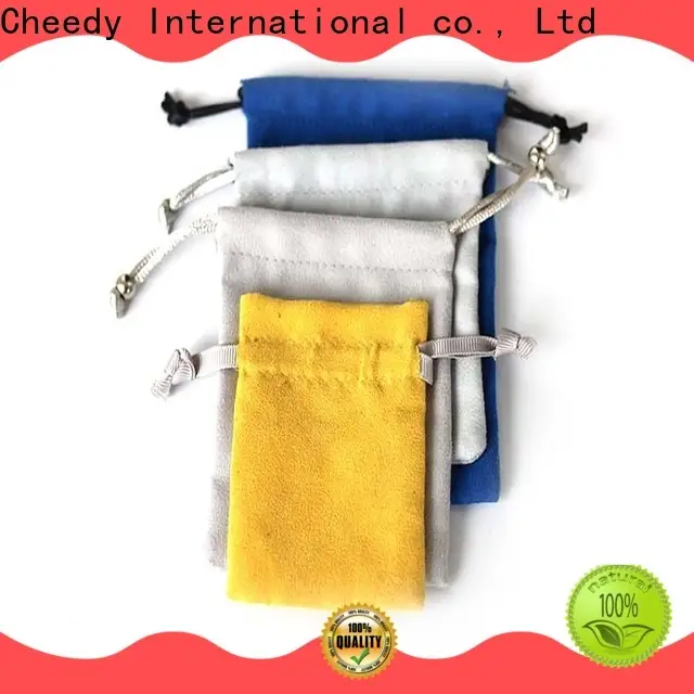 Cheedy High-quality small velvet pouches wholesale supply for necklace 1