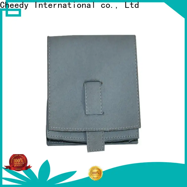 Cheedy faux suede jewelry pouch for business for ring 1