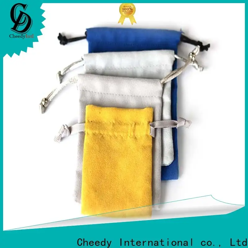 Cheedy Custom suede phone pouch suppliers for watch 1