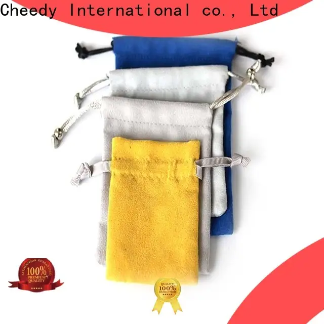 Cheedy jewellery suede tassel bag supply for jewelry 1