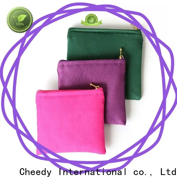 Cheedy Best large suede bag factory for necklace 1
